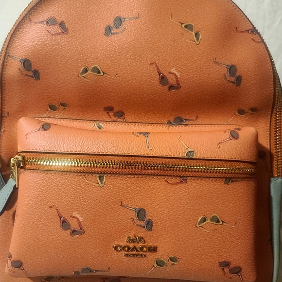 Coach "Sunglass Design" backpack purse - Picture 8 of 8